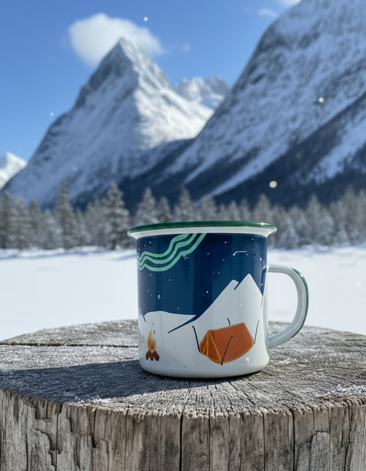 Aurora Enamel Mug - Pure Madness Apparel